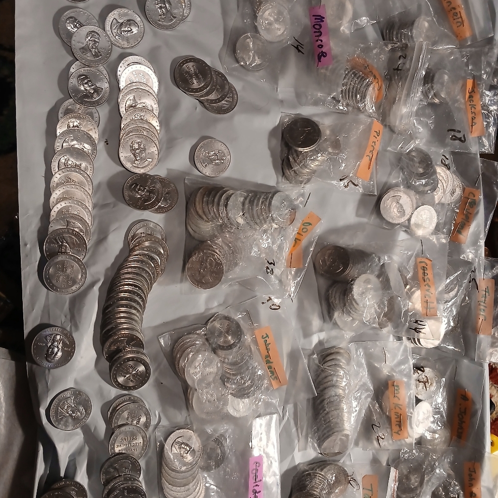 Shell presidential coins
